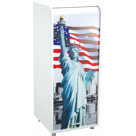 Grand caisson mobile blanc Hauteur 117 cm