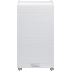 Armoire Informatique mobile Blanche 2 tiroirs
