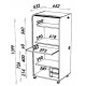 Armoire Informatique mobile Noire 