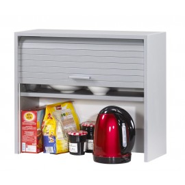 Roller-shutter kitchen cabinet Aluminium H.53.6 cm