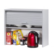 Roller-shutter kitchen cabinet Aluminium H.53.6 cm