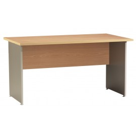 Winch desk 140 x 80 cm Beech Alu