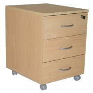 Office pedestal 3 drawers Winch Beech