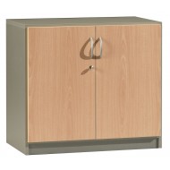 Armoire de bureau Rio - chêne lente - 160cm - Meubles Crack