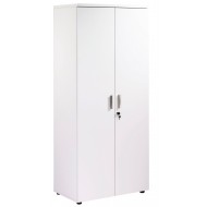 Tall office cupboard 2 doors White INEO