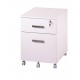 Caisson de Bureau 2 Tiroirs Ineo Blanc Avec Plumier