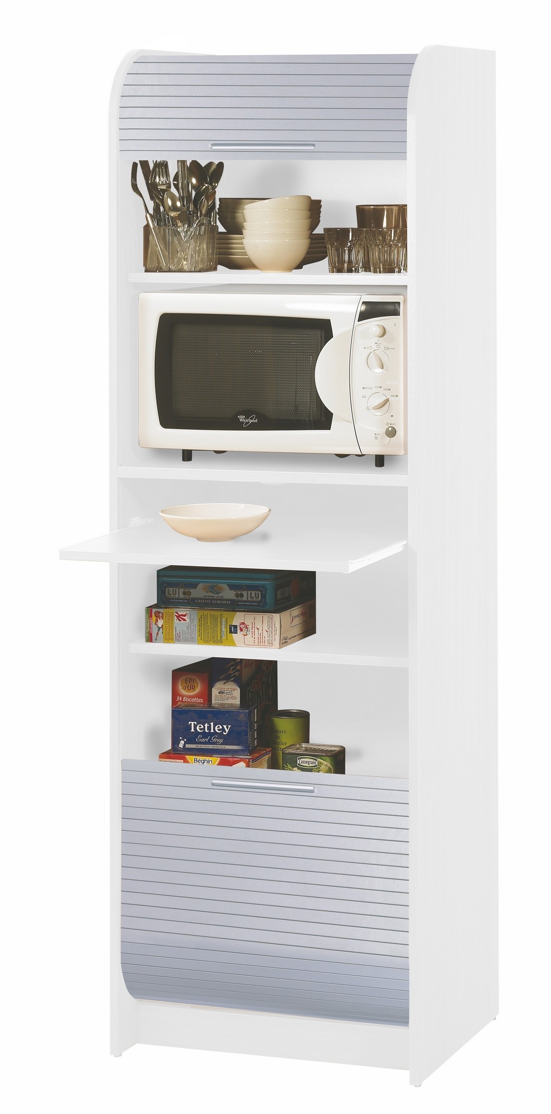 Cuisine Micro Ondes Etagere Rangement,Étagère Pour Micro-Ondes À 2