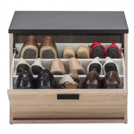 Shoe cabinet / bench 9 pairs flat shoes