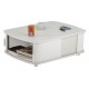 Table Basse Rectangle 80 cm Blanche