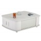 Table Basse Rectangle 80 cm Blanche