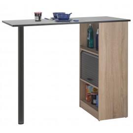 Kitchen cabinet with table top - breakfast bar Oak