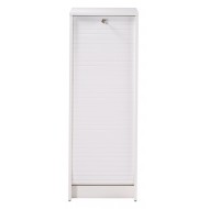 Classeur à Rideau Blanc Hauteur 104 cm