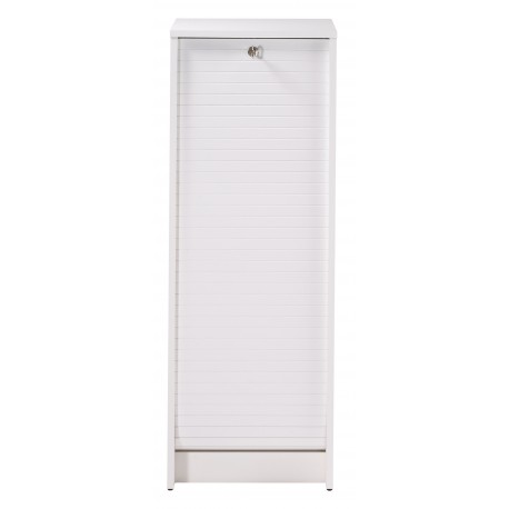Classeur à Rideau Blanc Hauteur 104 cm