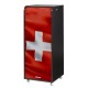 Grand caisson mobile noir Hauteur 117 cm