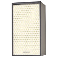 Meuble Cuisine Alu Bicolore 40 cm H 72 cm - Coloris - Blanc