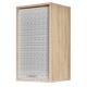 Meuble Cuisine L 40 cm H 72 cm Coloris Chêne Rideau Imprimé Hexagones