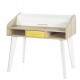 Bureau Cylindre Vintage Pieds Blancs