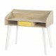 Bureau Cylindre Vintage Pieds Blancs