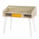 Bureau Cylindre Vintage Pieds Blancs