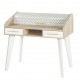 Bureau Cylindre Vintage Pieds Blancs