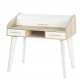 Bureau Cylindre Vintage Pieds Blancs