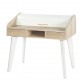 Bureau Cylindre Vintage Pieds Blancs