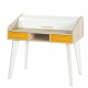 Bureau Cylindre Vintage Pieds Blancs