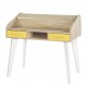 Bureau Cylindre Vintage Pieds Blancs