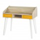 Bureau Cylindre Vintage Pieds Blancs