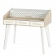 Bureau Cylindre Vintage Pieds Blancs