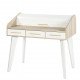 Bureau Cylindre Vintage Pieds Blancs