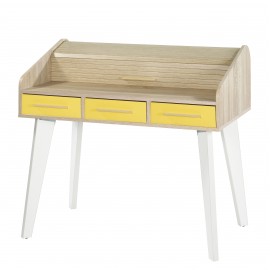 Bureau Cylindre Vintage Pieds Blancs