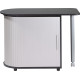 Table Pivotante et Meuble de Rangement de Cuisine Noir
