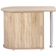 Table Pivotante et Meuble de Rangement de Cuisine Chêne