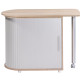 Table Pivotante et Meuble de Rangement de Cuisine Chêne
