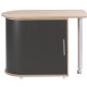 Table Pivotante et Meuble de Rangement de Cuisine Chêne