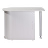Table Pivotante et Meuble de Rangement de Cuisine mélaminé Alu