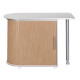 Table Pivotante et Meuble de Rangement de Cuisine mélaminé Alu