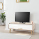 Meuble TV Vintage Chêne 1 Rideau Pieds Chêne